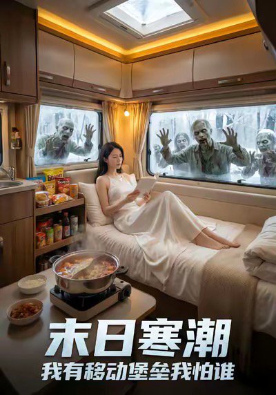 末日寒潮我有移动堡垒我怕谁（50集）AI短剧 高清完整版